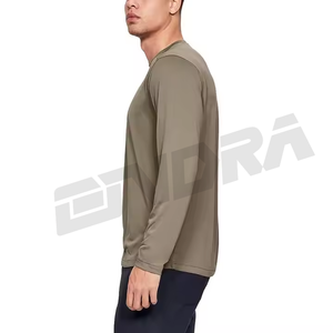 เสื้อแขนยาวสำหรับผู้ชายแห้งเร็วชุดออกกำลังกายผ้ายืดสำหรับตกปลาชุดออกกำลังกายกลางแจ้งแบบลำลอง - Product Image 4