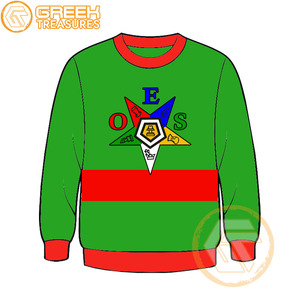 Orden personalizada de la estrella del Este Sudadera bordada de lana de algodón Suéter de alta calidad Ropa griega OES Sudaderas - Product Image 3