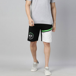 Prix bas produit à la mode hommes à la mode impression Shorts tissu confortable coton matériel hommes lavage à l'acide Shorts - Product Image 4