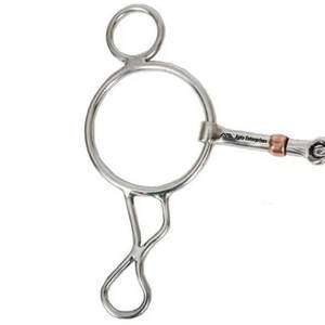 Bocado Wonder Gag de Acero Inoxidable de 5 pulgadas con Rodillo de Cobre y Boca de Brida para Control y Comodidad Ecuestre Apto Enterprises AE-12312 - Product Image 5