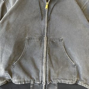 Personalizado 100% algodón 400 Gsm hombres peso pesado pulóver XS con capucha Denim ácido lavado de gran tamaño desgastado Zip sudaderas con capucha - Product Image 3