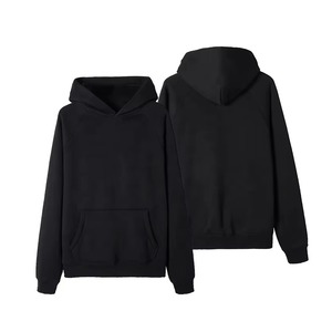 Vente directe d'usine de sweats à capuche d'hiver unis et épais, pulls chauds de haute qualité, sweats décontractés à impression numérique - Product Image 4