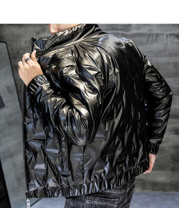 Veste en duvet blanche d'hiver pour hommes personnalisée en gros Veste polaire de haute qualité, style mode, grande taille - Product Image 2