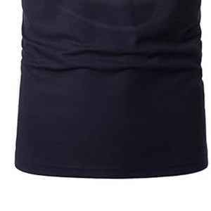 Nouveau style de mode T-shirts polo à panneaux sur mesure 100% coton Chemises polo pour hommes avec logo brodé - Product Image 6