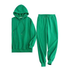 Sweat à capuche de gymnastique très confortable Sweats à capuche surdimensionnés Survêtement Winters Wear Couples Nightsuit Hoodies And Lower Set Au meilleur prix - Product Image 2