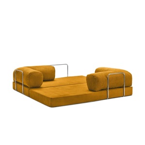 Sofá Cama de Tres Plazas, Cómodo y Suave, Plegable, Diseño Modular para Uso en Almacenes y Hoteles - Product Image 6