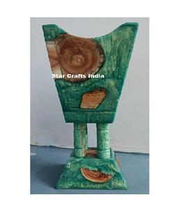 Luxury Style Green Mubkhar Wood Resin <b>Bakhoor</b> <b>Burner</b> <b>Bakhoor</b> <b>Burner</b> Wood For Wedding Gift <b>Electric</b> Incense <b>Burner</b> Eco Frindly - Product Image 5