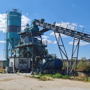 Constmach 60m3/h Centrale à béton entièrement automatique stationnaire prête à l'emploi Garantie électrique de 2 ans à haut rendement Noyau PLC - Product Image 1