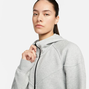 Sweat-shirt lourd en gros pour femmes, personnalisable avec logo, en molleton de coton, à fermeture éclair - Product Image 3