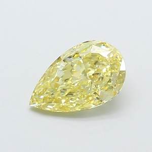 Diamante Cultivado en Laboratorio, Corte Pera, 1.02ct, VVS2, Color Amarillo Claro Fantasía - Product Image 1
