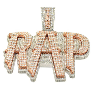 จี้ไอซ์ดีไซน์ใหม่สำหรับผู้ชายสร้อยคอสไตล์ฮิปฮอปกระแยกระบบเพชรสำหรับปลูกทรงกลมดีไซน์เนอร์ออกแบบได้ตามต้องการ - Product Image 6