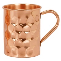 Fabrication parfaite verres tasses en métal 100% tasses en cuivre pur Design traditionnel fini revêtement de laque protégé sûr pour les aliments