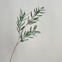 Ruscus artificiel italien au toucher réel pour les arrangements de mariage, décoration intérieure