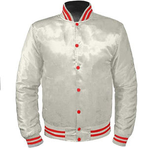 Chaqueta universitaria de béisbol para hombre, nueva colección invierno 2026, de alta calidad, tela de poliéster, estilo bomber Letterman satinado, venta al por mayor - Product Image 1