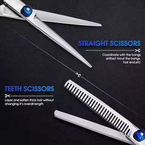 กรรไกรตัดผมสแตนเลสกรรไกรซอยบางโดย imans - Product Image 5