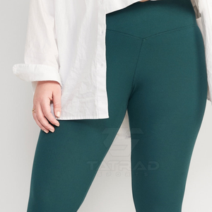 Leggings de Mujer de Alta Calidad, Transpirables, Sólidos, para Yoga, Corte Holgado, Cintura Alta Elástica, Ecológicos, Talla y Color Personalizables - Product Image 4