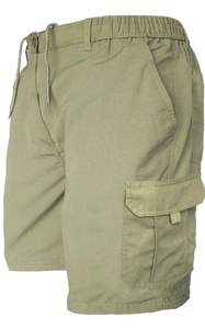 High Quality 100% Cotton Summer Hot <b>Shorts</b> for <b>Men</b> Breathable Canvas Cargo <b>Elastic</b> <b>Waist</b> Knitted Weaving Method OEM Service - Product Image 6