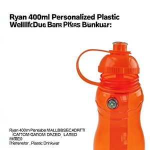 Bottiglia d'Acqua Personalizzata in Plastica Ryan 400ml, Gadget Personalizzati per Bevande - Product Image 3