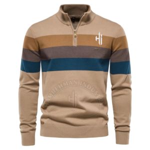 เสื้อสเวตเตอร์ลำลองผ้าฝ้ายขนาดใหญ่สำหรับผู้ชายเสื้อสเวตเตอร์ผ้าฝ้าย100% ไซส์พิเศษออกแบบได้ตามต้องการ - Product Image 1