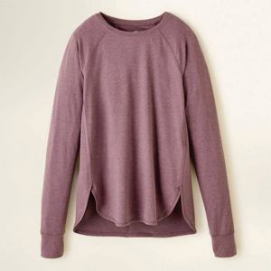 Camisetas de manga larga hechas a medida de alta calidad para mujer, camisetas holgadas de algodón con cuello redondo, otoño - Product Image 1