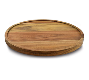 Classic Design Top Wood Lazy Susan <b>Pizza</b> Serving Cake Decorative Lazy Susan Most Popular Product Kitchen Accessories Hot Selling - Product Image 4