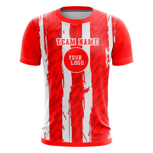 T-shirts en polyester blanc à sublimation personnalisés en gros, 100% polyester, pour le sport, la salle de sport, la course à pied, séchage rapide, ajustés, pour hommes - Product Image 3