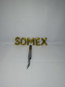 Pinzas de extensión de pestañas para extensión de pestañas con logotipo personalizado pinzas de pestañas estilo agarre de diamante - Product Image 4