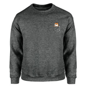 Sweat-shirt surdimensionné uni 100% coton pour homme Vêtements chauds d'hiver à col rond - Product Image 6