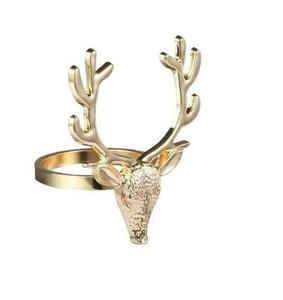 Premium Quality Gold Plated <b>Aluminum</b> <b>Wire</b> <b>Mesh</b> Modern Luxury Napkin Ring Stocked Wedding Table Decoration Eco-Friendly Durable - Product Image 3