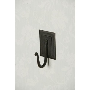 Crochets muraux rustiques en métal de fer durable avec des détails fabriqués à la main pour un intérieur de maison charmant et un rangement à usages multiples - Product Image 4