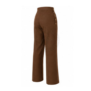 Pantalon de guerre napoléonien artisanal détaillé, design historique, coutures soigneusement placées, fermeture sécurisée, toile légère - Product Image 5