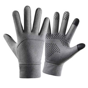 Gants de course en gros de qualité supérieure hommes femmes gants d'écran tactile en silicone gant de jogging extérieur unisexe avec logo personnalisé - Product Image 4