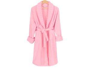 Albornoz de rizo de algodón 100%, bata de secado rápido, diseño de Dobby comprimido personalizable, estilo tejido desechable - Product Image 3