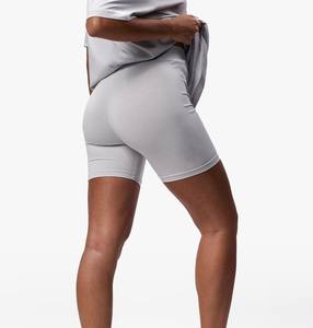 Short de sport confortable pour femmes nouveau design vêtements de sport pour femmes vente en gros de shorts de sueur de couleur unie shorts respirants pour femmes - Product Image 2