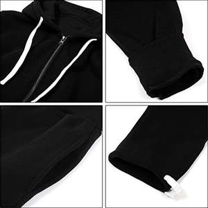 Último diseño de moda de los hombres de camuflaje sudaderas con capucha de manga larga + Pantalones conjunto chándales Joggers 2 piezas traje deportivo de camuflaje para hombre - Product Image 6