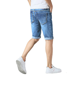 Vente en gros de shorts élégants en jean pour hommes design personnalisé pantalon en coton lavé approvisionnement OEM à la mode depuis le Bangladesh - Product Image 5