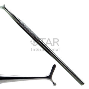 Burnisher à bille dentaire 34 remplissage chirurgical d'amalgame 6 "instruments médicaux à extrémité unique procédures dentaires - Product Image 1