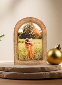 Marco de Fotos de Madera Ecológico Moderno Hecho a Mano, Forma Personalizable para Instalación Vertical en Mesa, Directamente del Proveedor Indio - Product Image 6