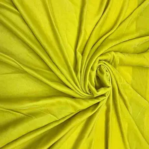 Nylon Rayon Nhung Đồng Bằng Nhuộm Lụa Nhung Nylon Mặt Đất Viscose Inter Dệt Vải Nhung Cho Ăn Mặc