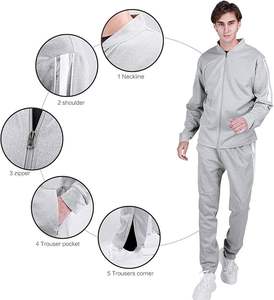 Nouvelle Arrivée Survêtements de Sport Personnalisés pour la Gym et l'Entraînement, Ensembles Tendance en Polaire Technique à Manches Longues, Vente en Gros d'Ensembles Personnalisés - Product Image 2