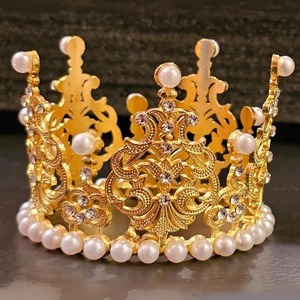 มงกุฎโลหะประดับวันคริสต์มาสประดับกลางโต๊ะของขวัญวันหยุดสำหรับใช้ในบ้าน - Product Image 1