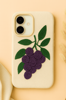 Nouvelle Coque de Téléphone Portable Personnalisée avec Broderie Cerf et Perles, Étui Rigide de Protection Portable pour Téléphones, Design 2026