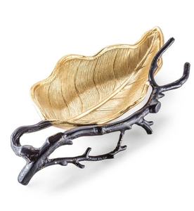 Bol en aluminium plaqué or gaufré antique polonais Direct Factory Best Selling Bowls Luxuries Look Fruit Servant Hand Made Bowl - Product Image 1