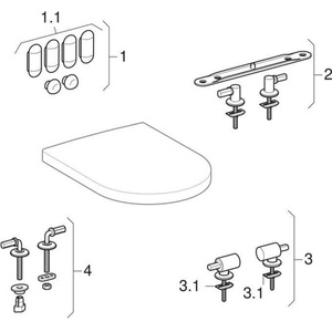 Tapa de Inodoro Geberit RENOVA PLAN con Cierre Suave, Blanca, de Montaje Superior, con GEBERIT Blanco - Product Image 5