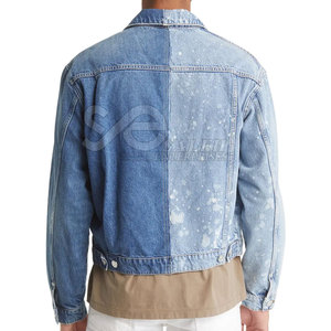 Wholesale Price <b>Men</b> <b>Denim</b> <b>Jackets</b> High Quality Cotton/<b>Denim</b> Material High Street Style Front Logo Customizable Size & Logo - Product Image 5