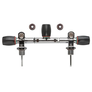Scuba Manifold Valve DIN Twinset Isolation Manifold For Double Diving Cylinders - Product Image 1