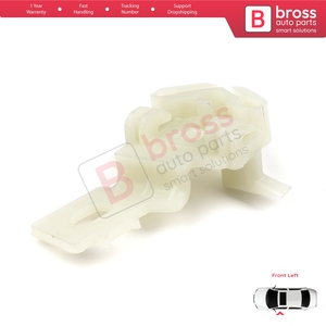 BWR804 Clips de réparation de lève-vitre 2 avant gauche pour Primera P12 WP12 2001-2008 Qashqai MK1 J10 NJ10 JJ10E 2006-2013 80771AV601 - Product Image 6