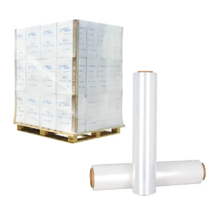 50cm Soft Transparent LLDPE PE Moisture Proof Heat Resistant Stretch <b>Wrap</b> Roll Glossy Shiny Surface Packaging Film - Product Image 5