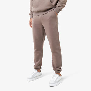 Chándal de dos piezas directo de fábrica para hombre 100% tela de algodón sublimación personalizada conjunto de ropa deportiva de gimnasio para hombres - Product Image 2