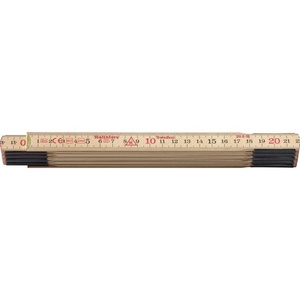 ไม้บรรทัดพับได้ HULTAFORS รุ่น 59-2-10 ความยาว 2 เมตร กว้าง 17 มม. วัสดุ EG III ไม้เบิร์ชธรรมชาติ - Product Image 1